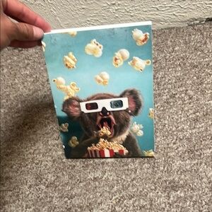 3D Koala Popcorn Art Print